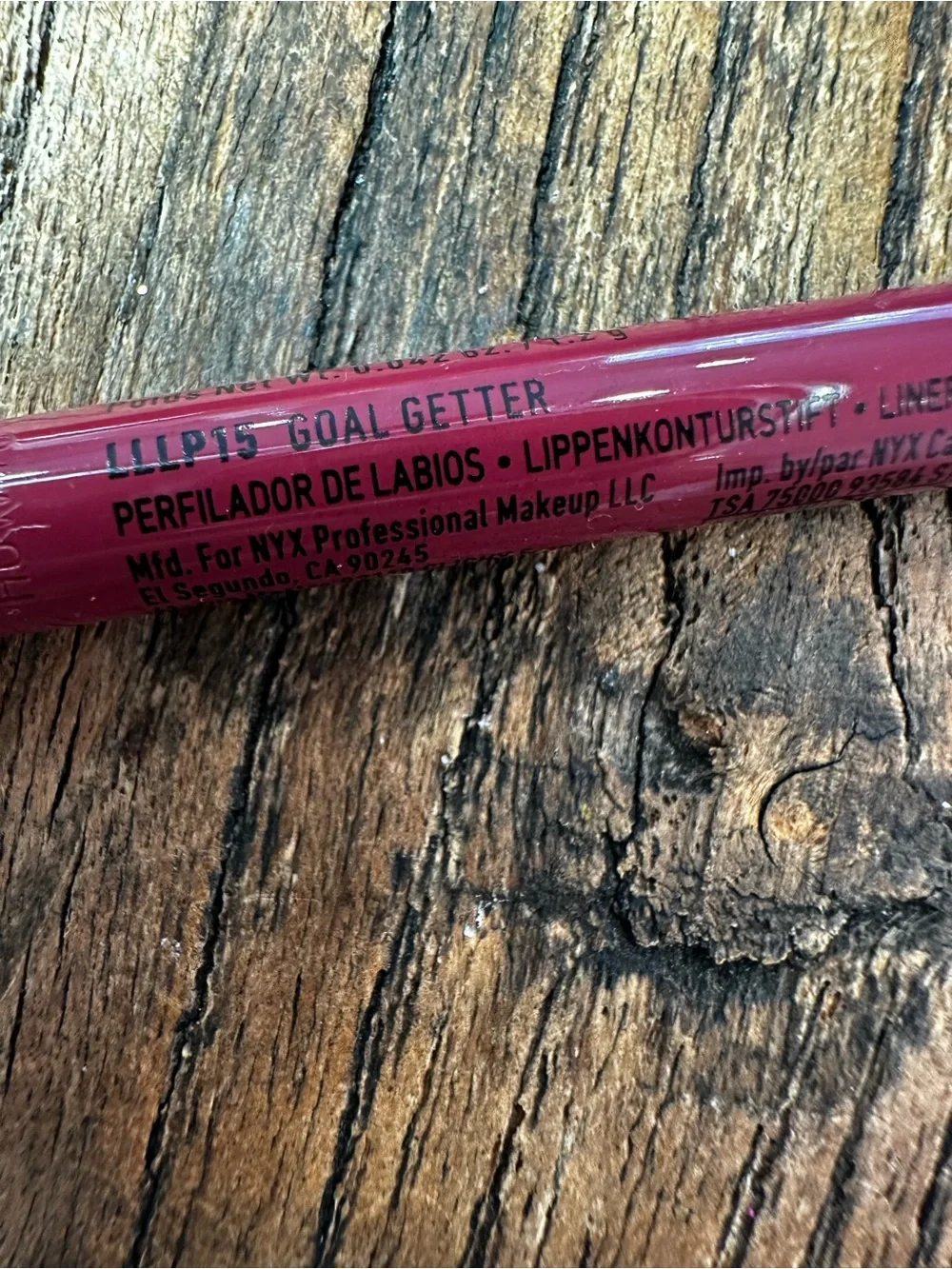 NYX Lip Liner & Crayon Set — Light Pink, Mauve Pink, Bright Red, Dusty Rose